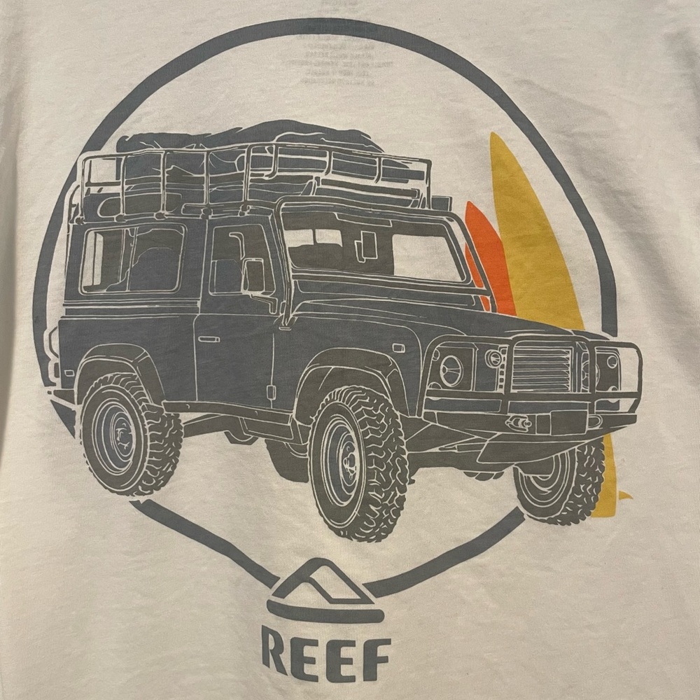 Men’s Reef Jeep Graphic Long Sleeve Tee